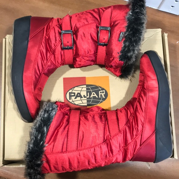 PAJAR Red Boots Size 39 - Picture 3 of 4